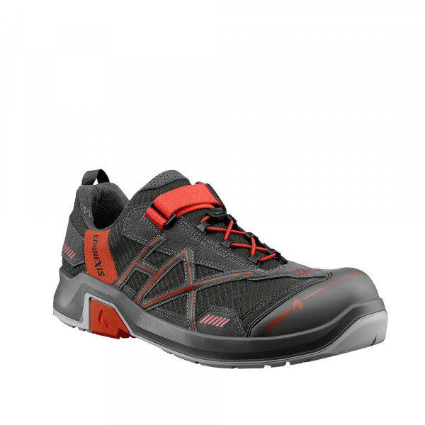 HAIX CONNEXIS Safety T S1 low grey-red 